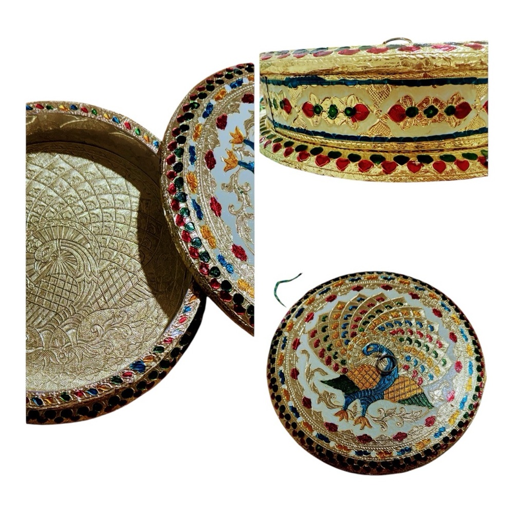 Handcrafted Decorative Peacock Box